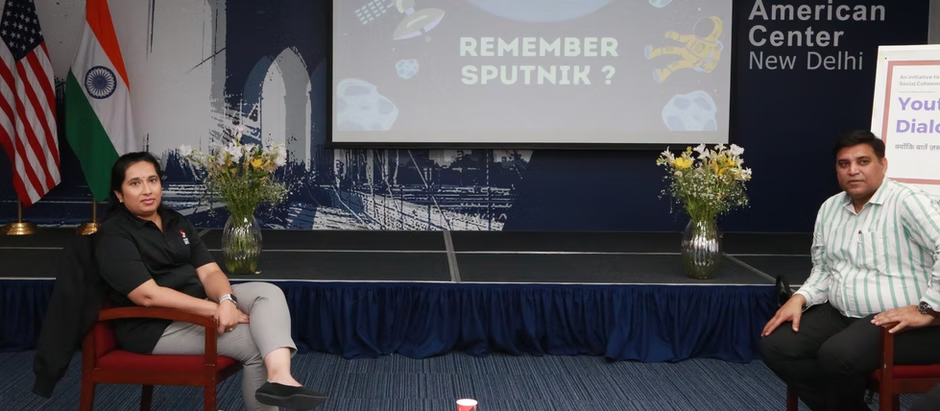 Space exploration dialogue session conducted at the American Center